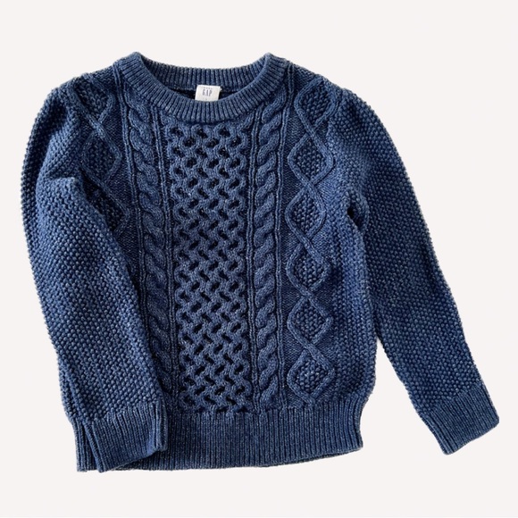 GAP Navy Cable-Knit Sweater - Picture 2 of 11